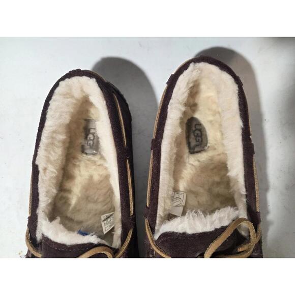 UGG Men's Olsen Slippers Espresso Brown House Shoes Moccasins indoor outdoor 11 - Picture 5 of 16